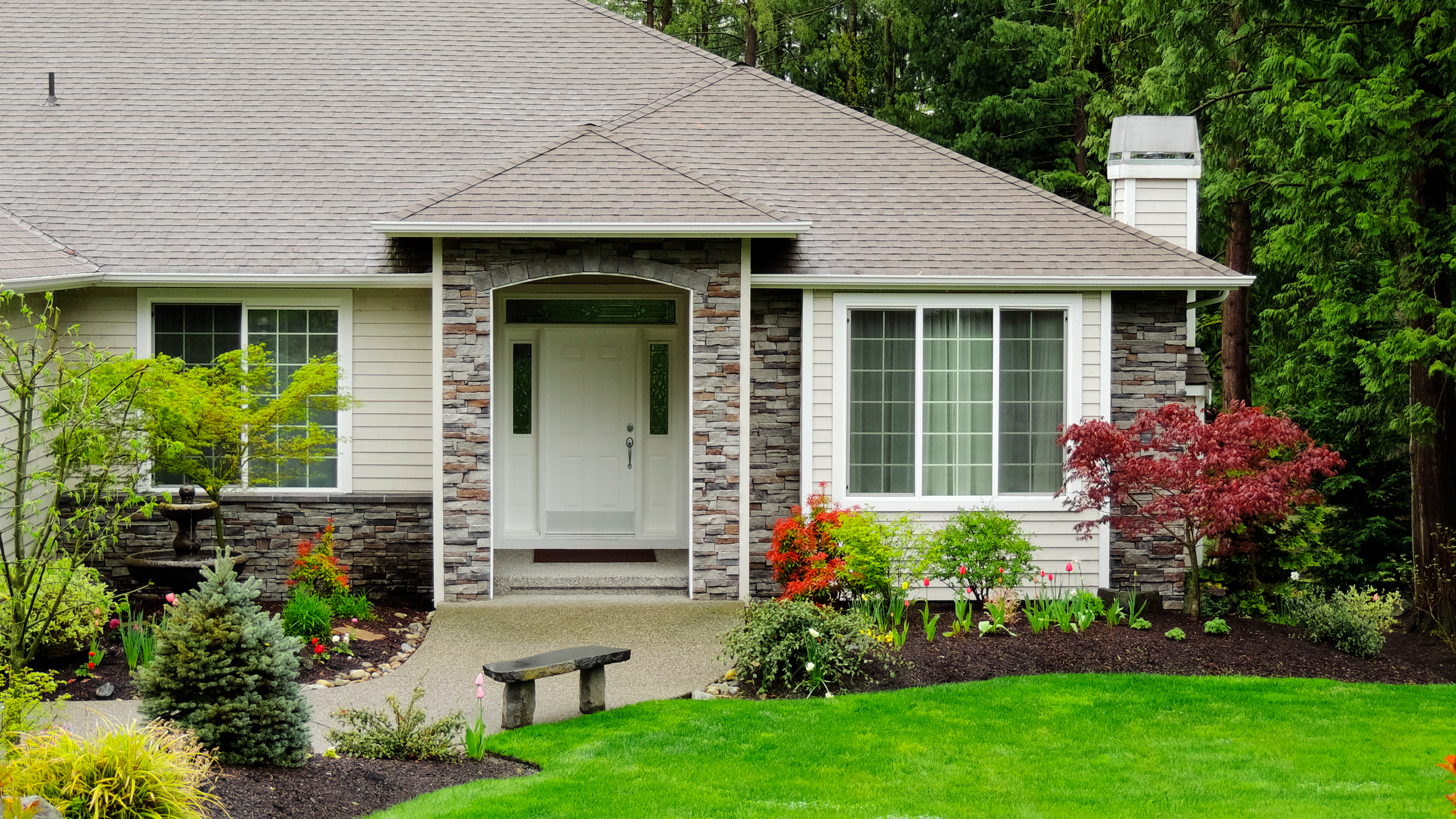 Beautiful gardens, expertly maintained